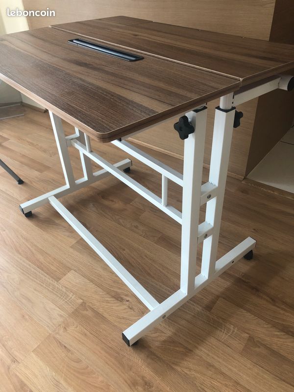 Meuble mobile ordinateur position assise / debout (image 6)