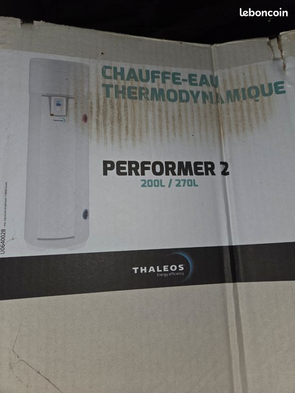 Ballon Thermodynamique Thaleos Performer 2 De 270L – Chauffe-eau A+++ Neuf