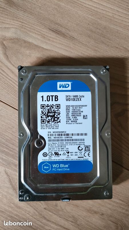 Disque dur WD Blue 1 TB (image 1)