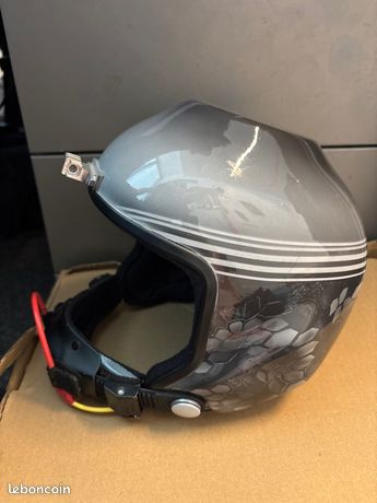 Casque Intégral Parachutisme Cookie G3, Taille XXL, Noir, Occasion