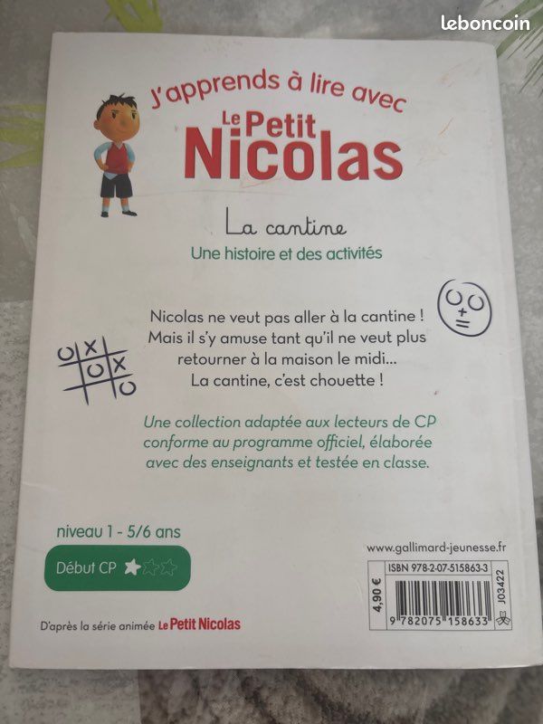 Livre ‘ j’apprends à lire avec le petit Nicolas ‘ (image 5)