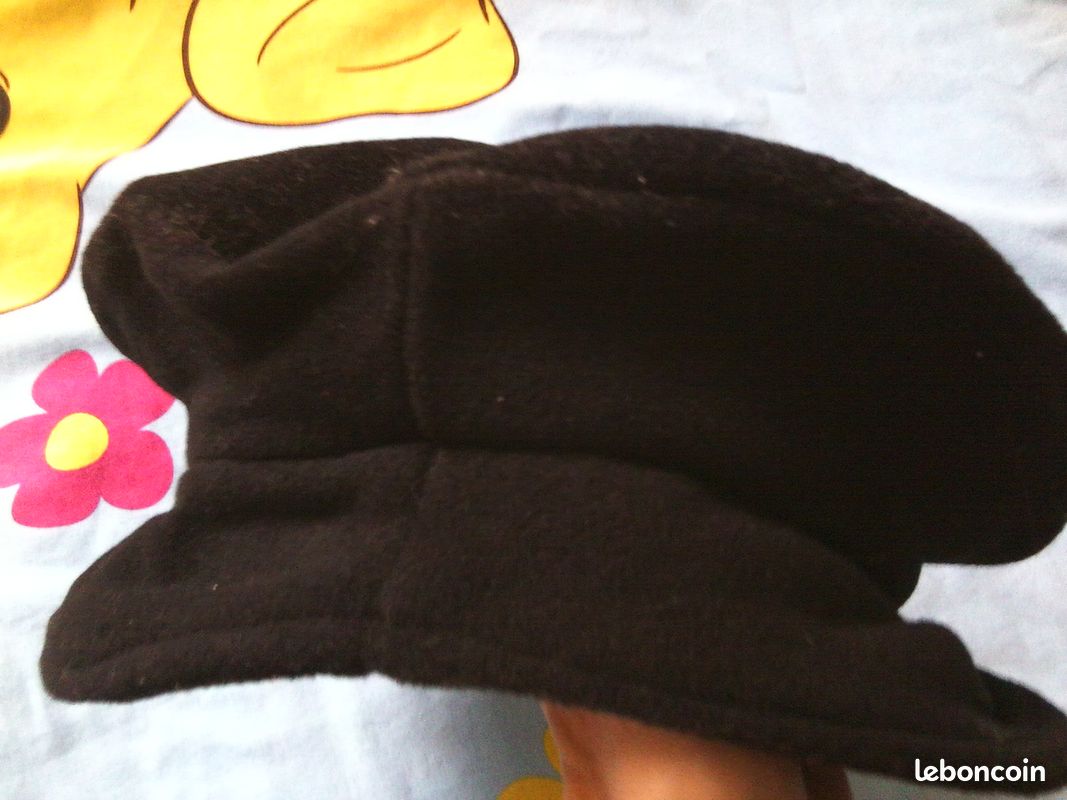 Chapeau noir laine La Redoute (image 4)