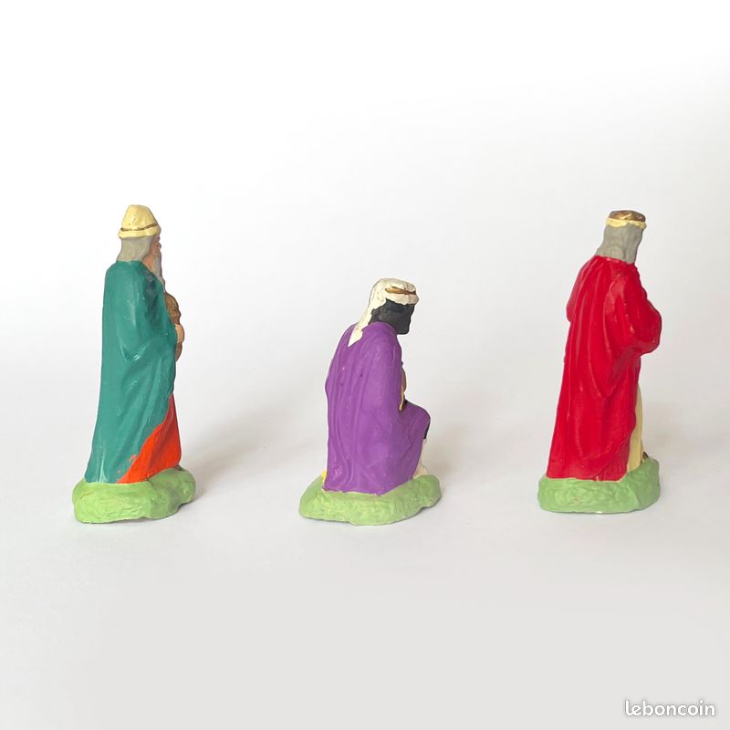 Ancien Santon Devineau - Chèvre Taille 3 Pour Crèche Provençale, état D'usage