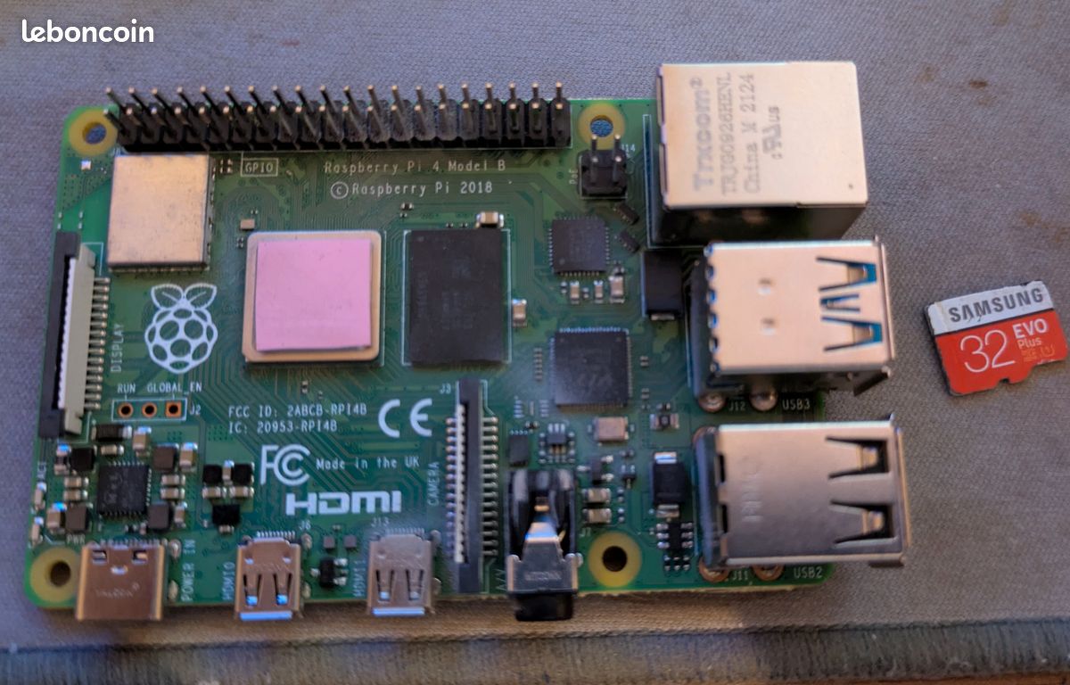 Raspberry Pi 4 Model B 4GB avec NAS Geekworm NASPi Gemini 2.5 V2.0 + accessoires (image 3)