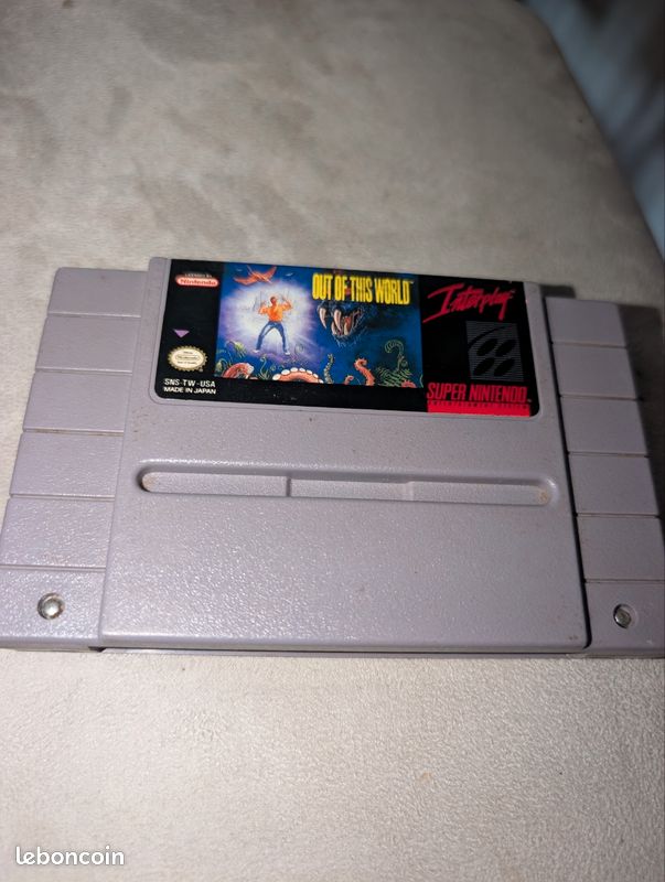 Out of this world SNES US - Jeux vidéo