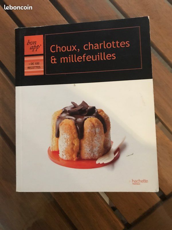 Livre de cuisine choux, charlotte et millefeuilles (image 2)
