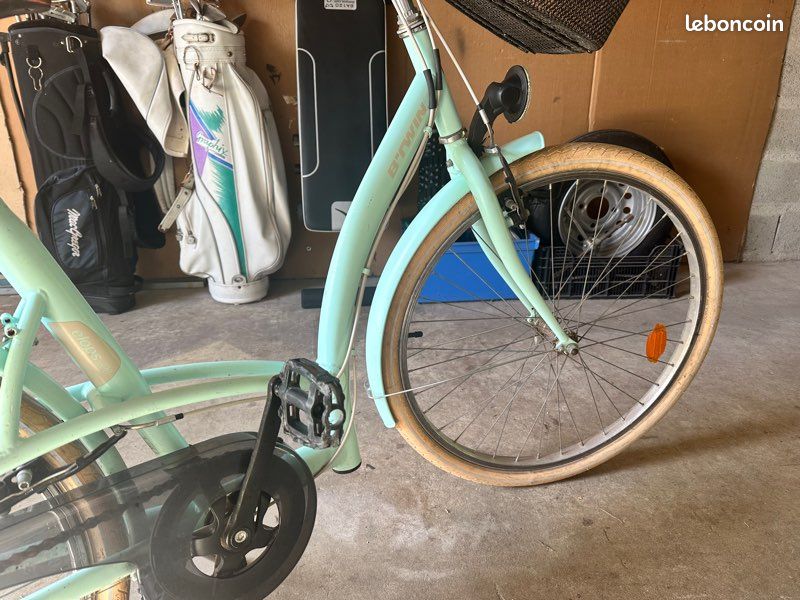 Velo Elops 320 Vert Menthe Vélo Femme BTWIN ELOPS 320