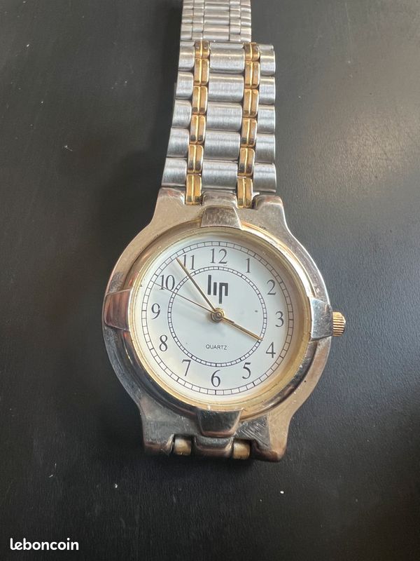 Montre Femme Lip à Quartz Classique - Fonctionne - Trotteuse