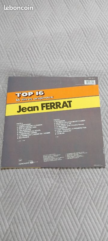 Vinyle Jean Ferrat - Top 16 (image 2)