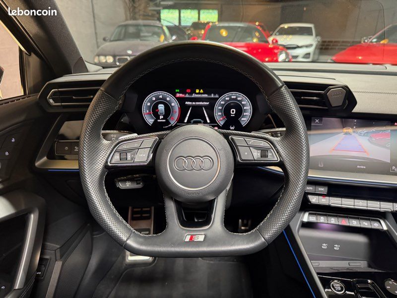 Audi A3 IV (2) Sportback 1.5 35 TFSI Mild Hybrid 150 S Line S TRONIC 7 - Toit ouvrant - Apple Carplay - Sièges chauffants - Volant Méplat - Pack Audio - Phares LED - Historique Complet - Voiture franç (image 4)