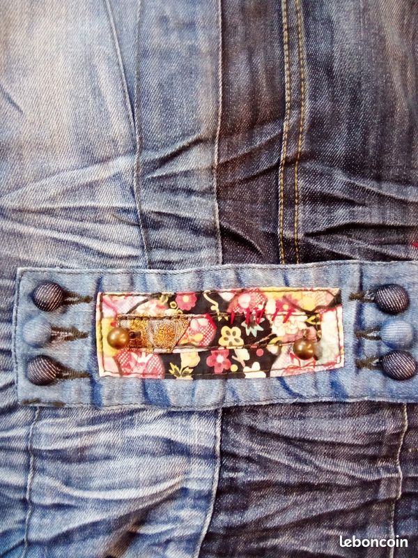 Gilet jean Desigual T. M (image 3)