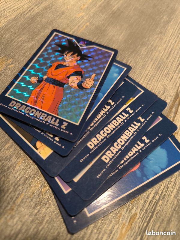 Lot 7 Cartes DBZ Vintage - Hero Collection Part 4 dont 1 Prisme (Bandai Japon) (image 4)