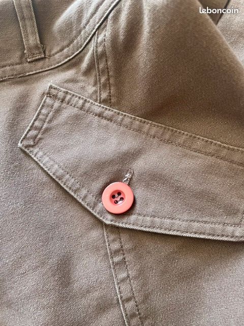 40 Côté Femme pantalon 7/8 marron Y2K (image 8)