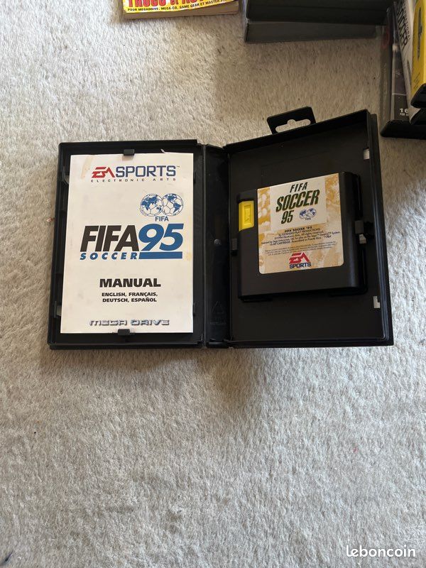 Jeu MEGA DRIVE FIFA 95 - Complet Avec Notice - Très Bon état