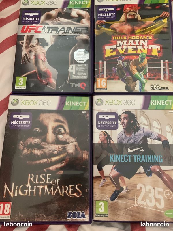 Lot jeux xbox 360 kinect (image 1)