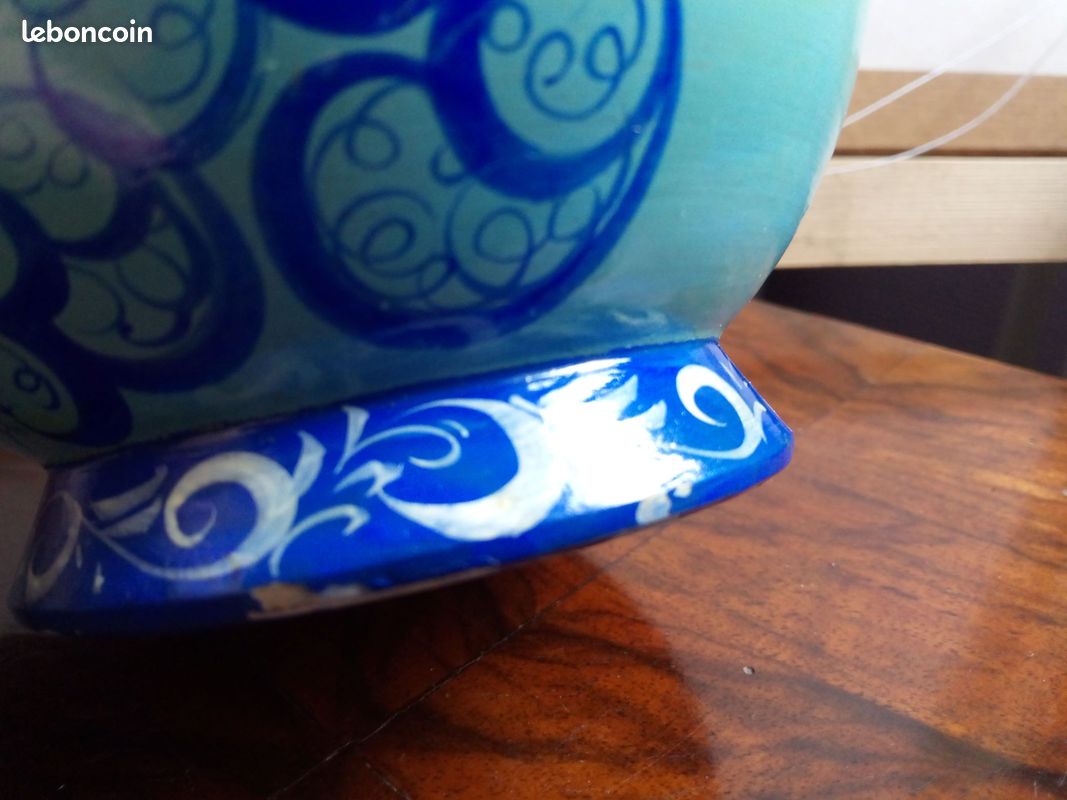 Poupées Russes Matriochka 10 Pièces - Peintes à La Main Par Stogova - Blanc Et Bleu