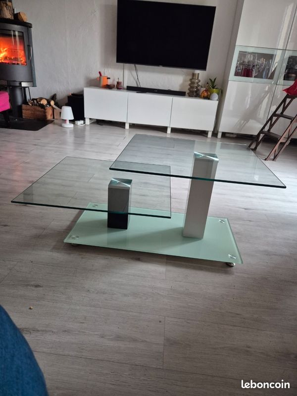 Table basse en verre (image 2)