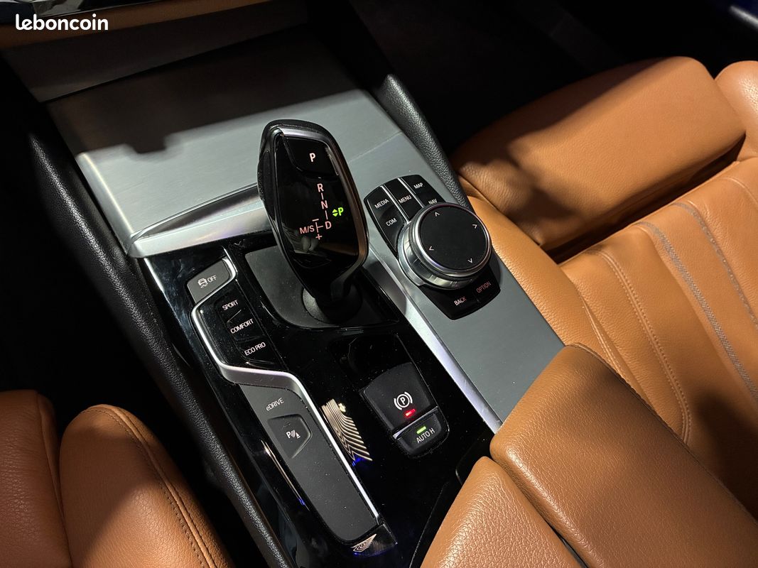 BMW SERIE 5 G30 2.0 530 E IPERFORMANCE 252H 185 PHEV HYBRID LUXURY - CARPLAY - SIEGES AV ELEC CHAUFFANTS - CUIr (image 9)