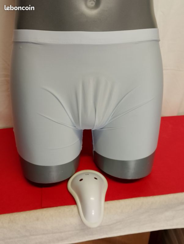Boxer translucide en XXL couleur crème totalement neuf (image 2)
