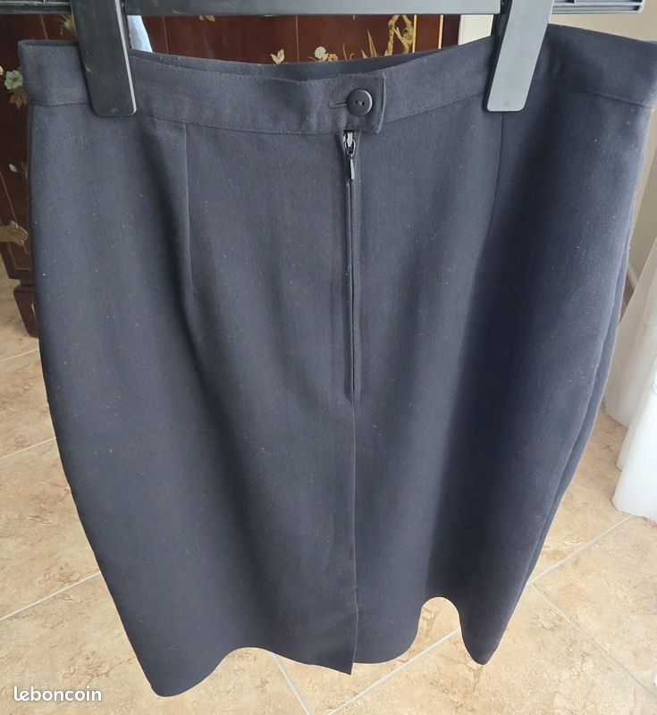 Marks and Spencer Womens Black Polyester Blend A-Line