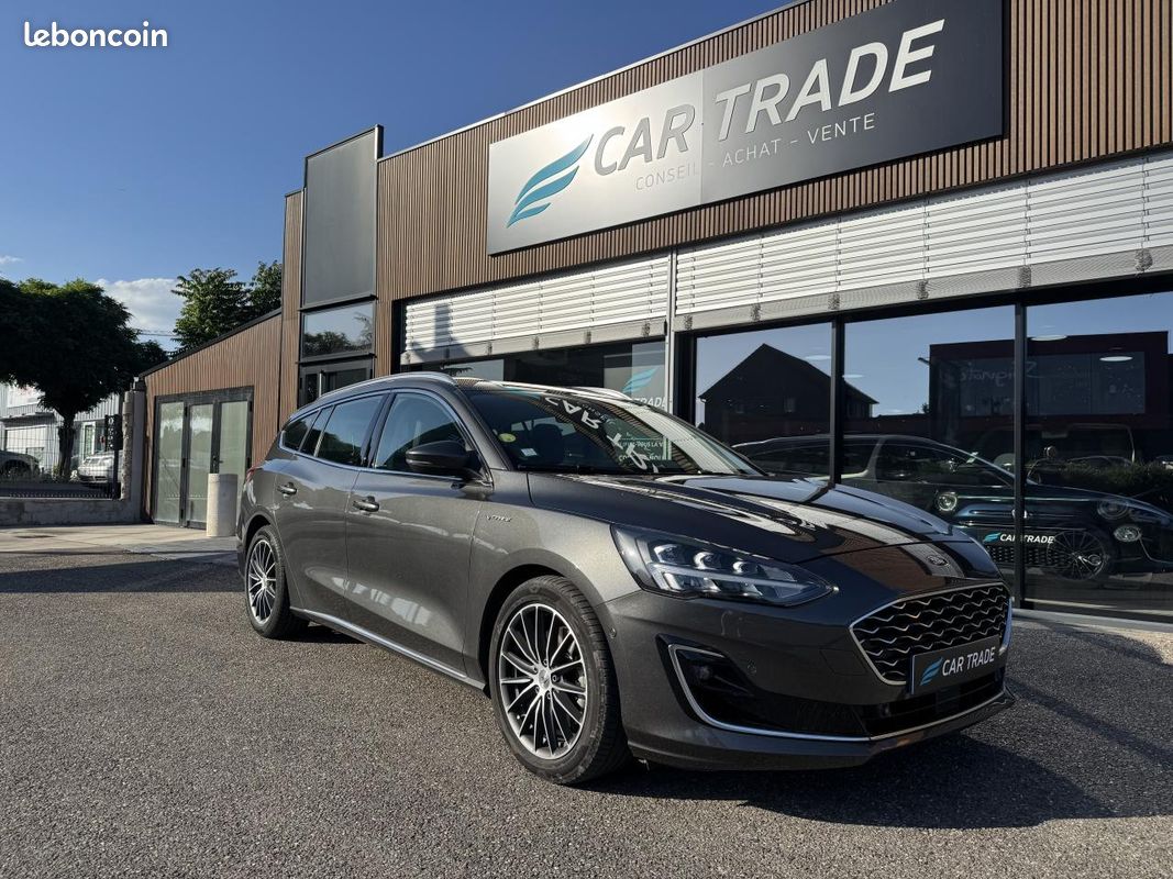 Ford focus sw - vignale 2.0 eco blue 150ch - affichage tete haute - sieges chauffants - regulateur de vitesse (image 1)