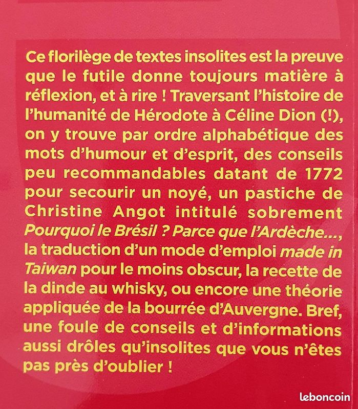 Humour saugrenu et humour anglo saxon de J.Loup Chiflet (image 2)