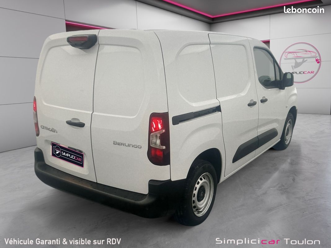 CITROËN BERLINGO van m 100 ch pack premium connect - tva récupérable - véhicule neuf - dès 355 /mois (image 3)