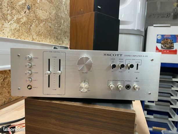 Amplificateur Vintage (1976) Scott A-416 - Photo, audio & vidéo