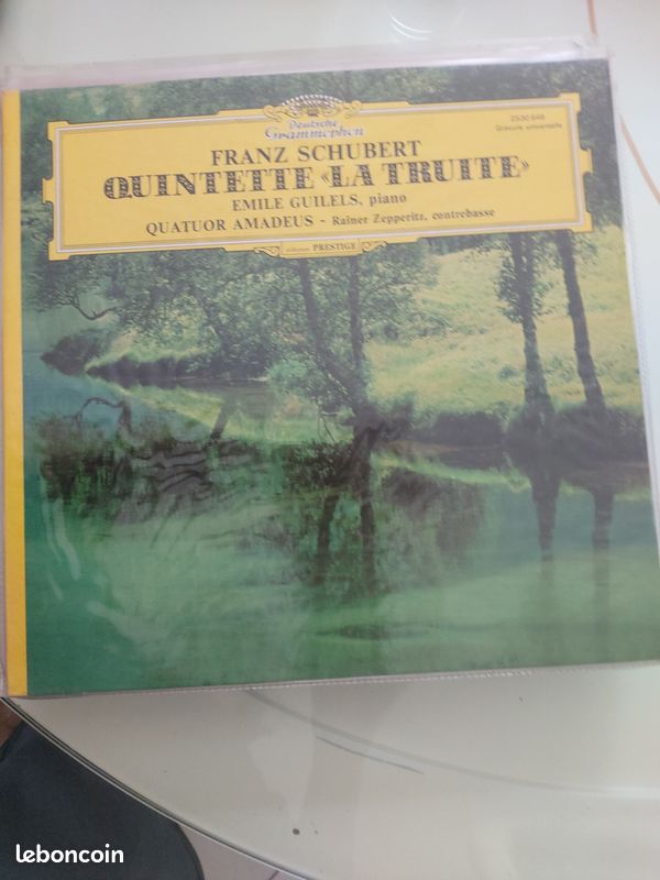 Disque vinyle 33T Schubert TBE quintette la truite (image 1)