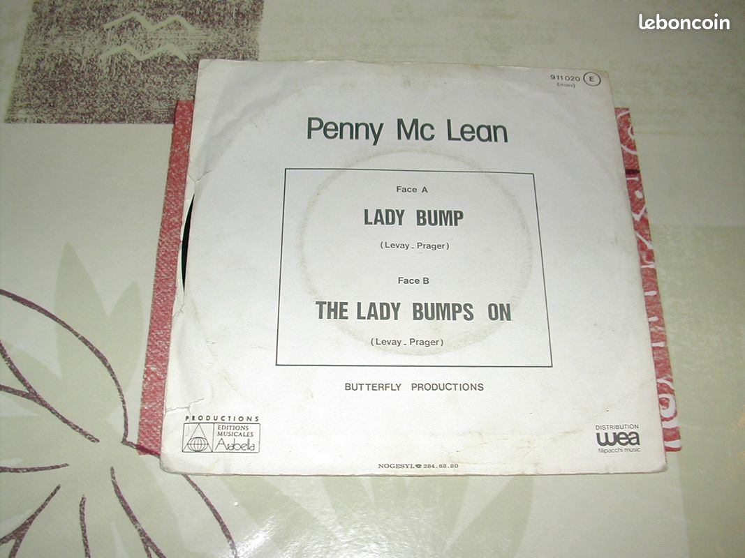 Vinyle 45T Penny Mc Lean LADY BUMP (image 2)
