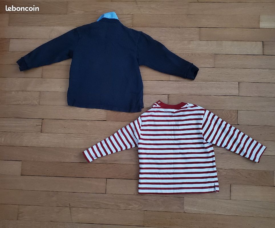 Polo Cyrillus et haut rayé ML CFK 4 ans (image 2)