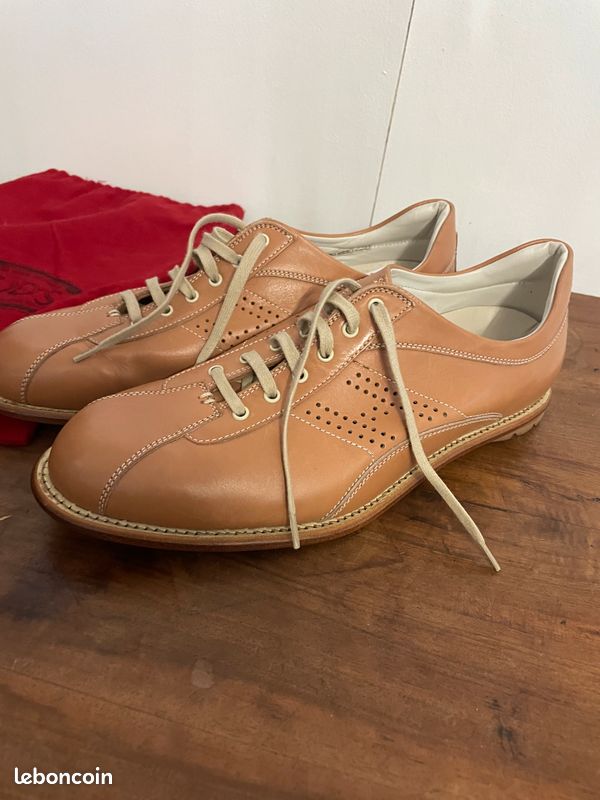 Chaussures Heschung Derbies Marron - Pointure 42.5 (EU) / 8.5 (US) - Nubuck, Semelle Caoutchouc - Occasion Très Bon état
