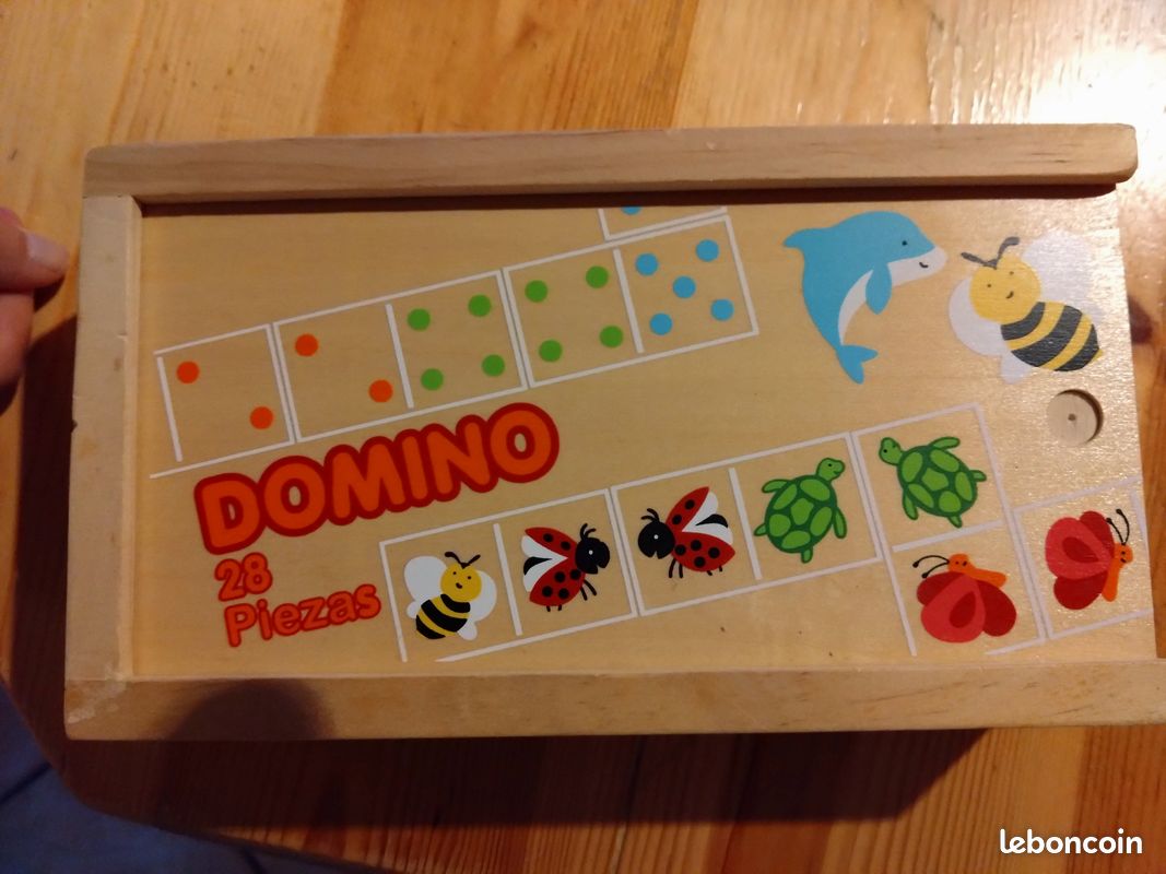 Domino en bois pour apprentissages (image 1)