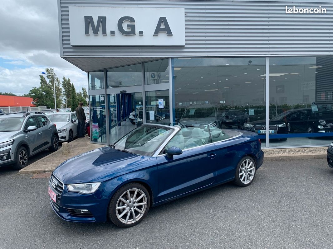 Audi A3 Cabriolet 150 chevaux | GPS | Caméra de recul | Régulateur de vitesse | Bluetooth (image 1)