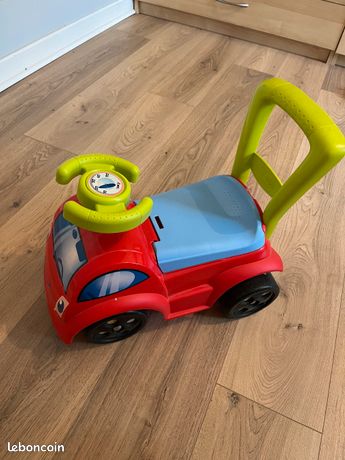 Jouet Porteur Initio Rouge Bus Trotteur Jeux Jouets