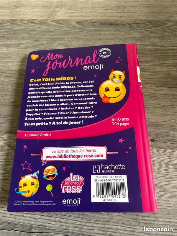 Livre « mon journal emojis ,c’est toi le héros » (image 2)