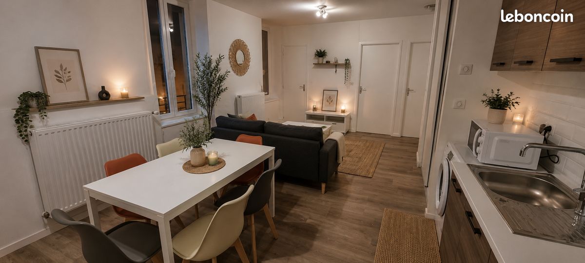 Appartement 2 pièces 37 m² · à Roanne · 37 m² · 540 €/mois