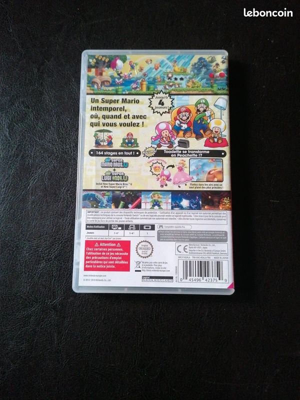 Jeu new super Mario bros U deluxe sur nintendo switch (image 2)