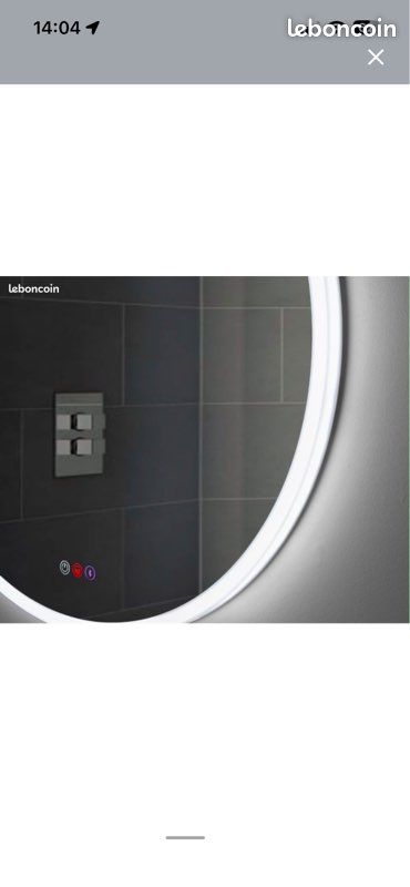 Miroir led Bluetooth salle de bain (image 5)