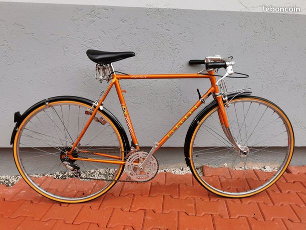 Cadre De Vélo Vintage Acier Années 50/60 - Taille 28 Pouces (700C), Bleu, Rénové