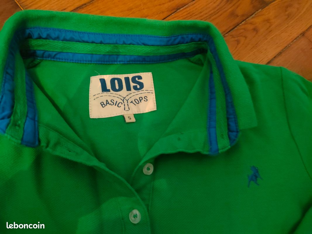 Polo vert LOIS manches longues (image 1)