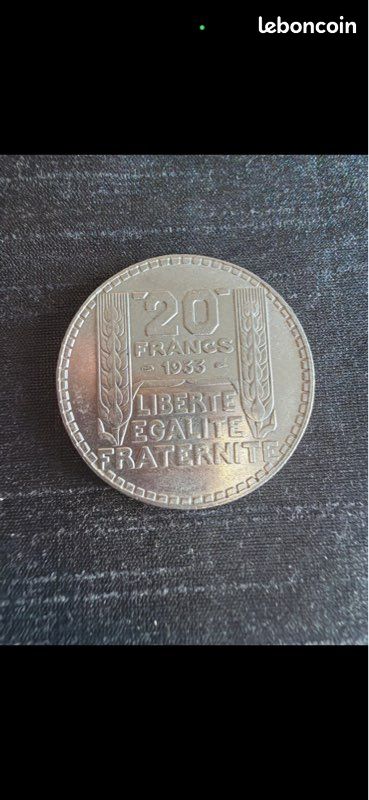 Lot de pièce 20 franc Turin argent 20/u (image 1)
