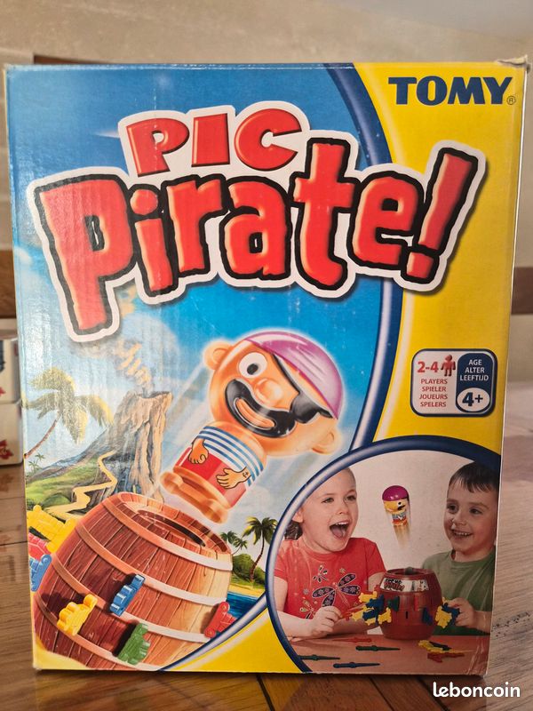 Jeu Pic Pirate TOMY – Baril Pop-up – Motricité Fine – Dès 4 Ans – 170 Mm