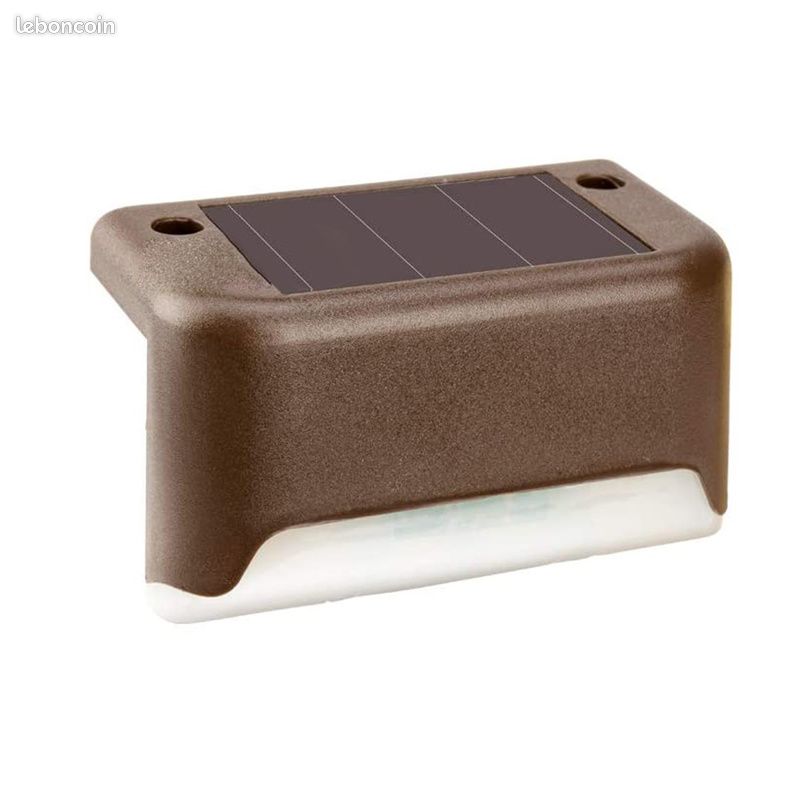 Lampe solaire LED pour escaliers, conforme à la norme IP65, imperméable, luminaire d'extérieur (image 6)