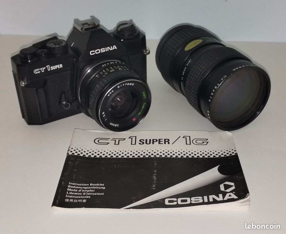 Appareil Photo Reflex Argentique Cosina CT1G 35mm - Pour Pièces Ou Projet
