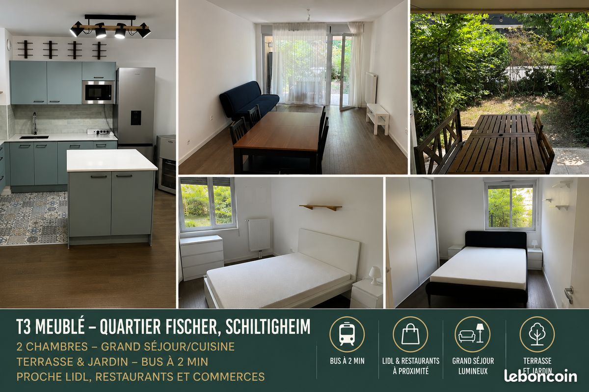 Appartement 3 pièces 65 m² · à Schiltigheim · 65 m² · 1 250 €