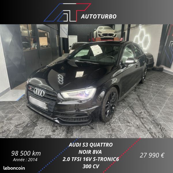Audi S3 SPORTBACK 2.0 TFSI 300CH Garantie 12 mois QUATTRO S TRONIC 6 (image 1)