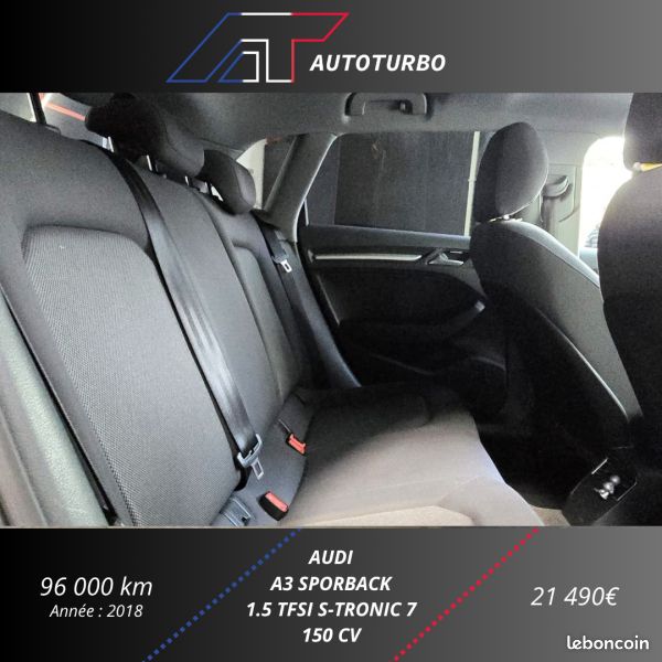 Audi A3 SPORTBACK 1.5 TFSI 150CH S TRONIC 7 (image 11)