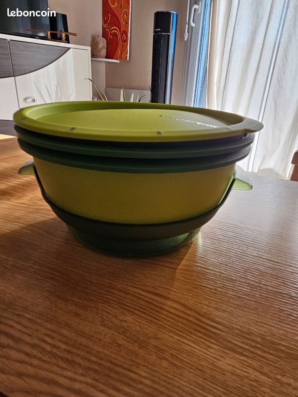 Micro Vap' Tupperware – Cuiseur Vapeur Pour Micro-ondes (vert, Occasion)
