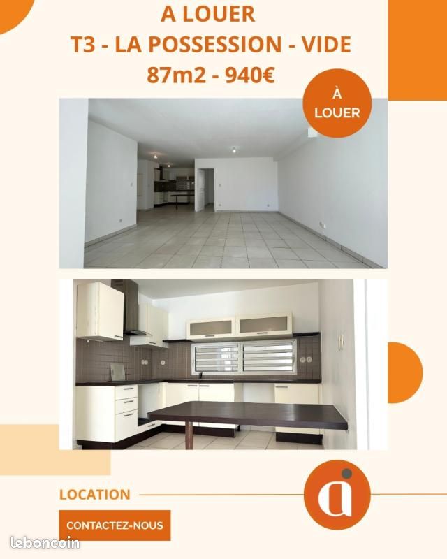 Appartement 3 pièces 76 m² · à La Possession · 76 m² · 906 €/mois